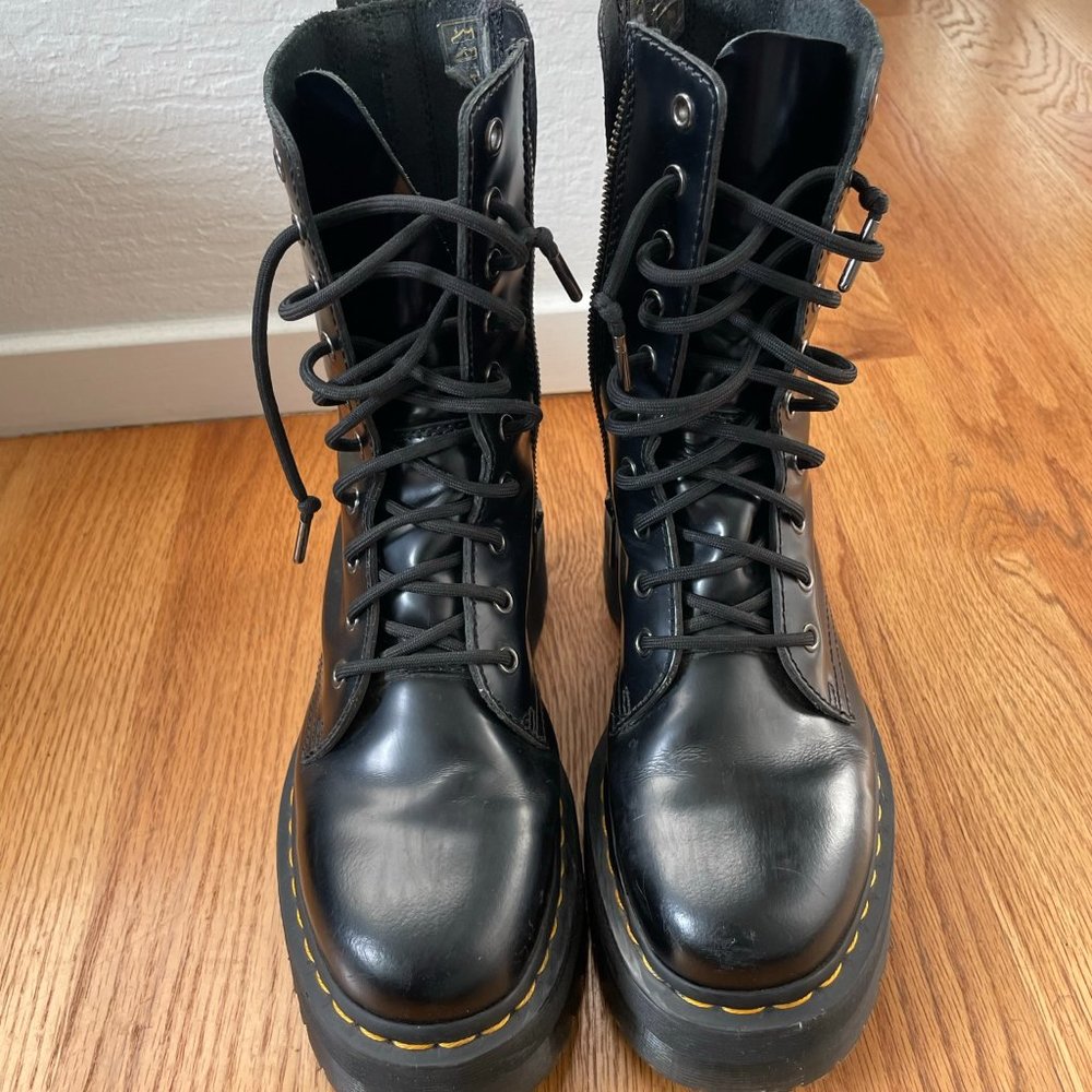 Dr. Martens Jadon Hi Smooth Leather Platform Boots